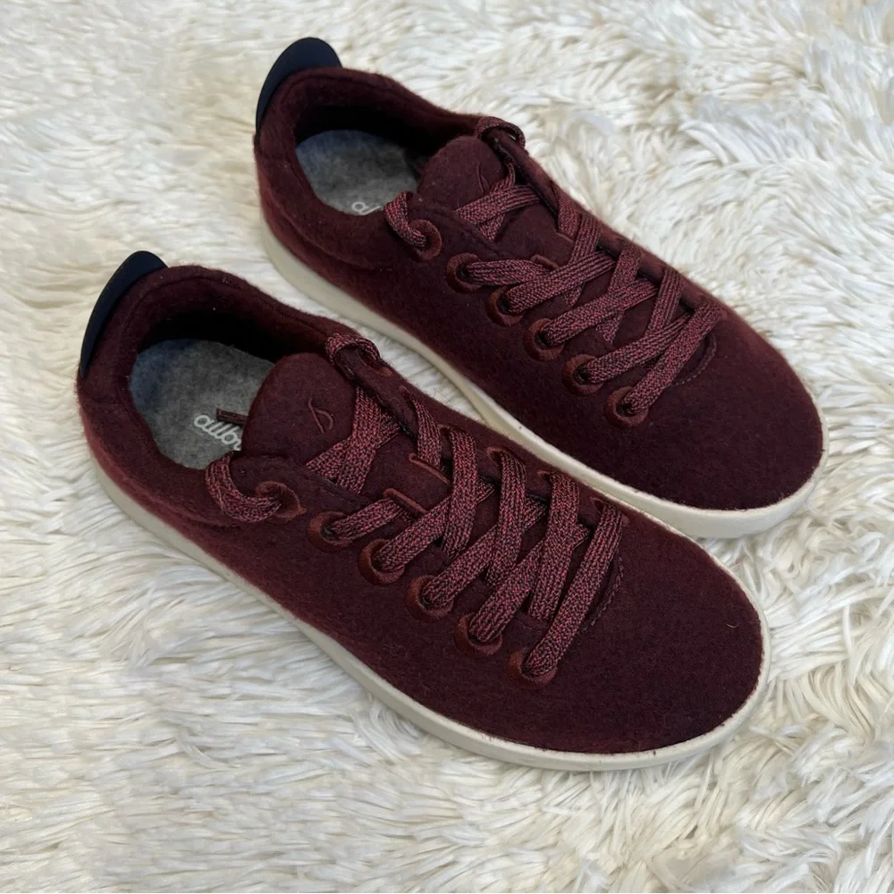 Allbirds women‎ pipper hazy burgundy shoe size 5